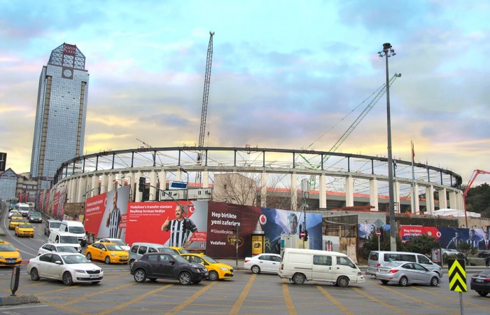 BESIKTAS INONU STADIUM TRIBUNE CAPACITY INCREASE